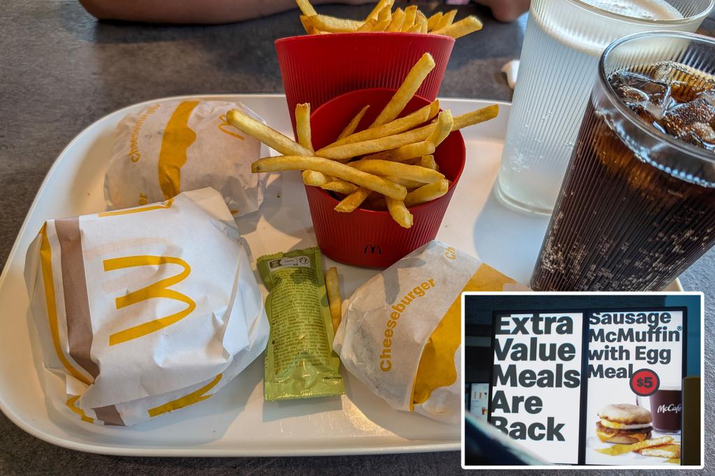 McDonald's brings back foods of additional value next week